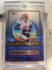 2025 Finest Landmark Metal Series Joe Burrow #LMS-10 card