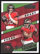 Mike Evans, Tom Brady 2022 Panini Contenders Touchdown Tandems card