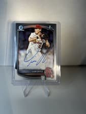 2025 Bowman Draft Draft Prospect Portrait Autographs Liam Doyle #DPPA-LD card