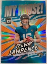 Trevor Lawrence 2021 Panini Donruss Optic My House card