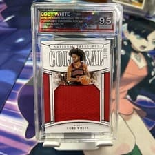 Coby White 2019 Panini National Treasures card