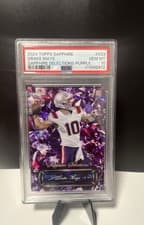 2024 Topps Chrome Sapphire Edition Sapphire Selections Drake Maye #SS-3 card