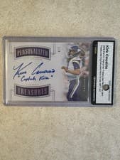 Kirk Cousins 2018 National Treasures Personalized Treasures card