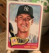 Aaron Judge 2019 Topps Gallery Heritage card