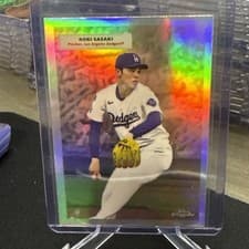 2025 Topps Chrome Platinum 1955 Topps Double Headers Roki Sasaki / Yoshinobu Yamamoto #55DH-9 card