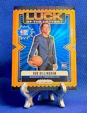 2024-25 Panini Prizm Luck of the Lottery Rob Dillingham #14 card