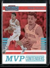Trae Young 2019 Panini Contenders MVP Contenders card