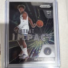 Anthony Edwards 2020 Panini Prizm Instant Impact card