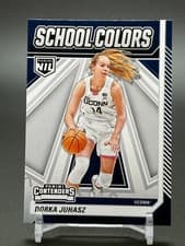 Dorka Juhasz 2024 Panini UConn Contenders School Colors card