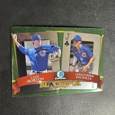 2022 Bowman Draft Blackjack Christopher Paciolla, Cade Horton #BJ-3