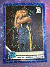 Zion Williamson 2019 Panini Donruss Optic card