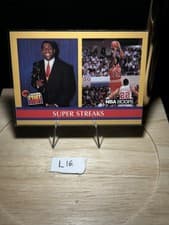 Super Streaks 1990-91 Hoops Base Set card