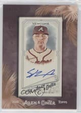 Sean Newcomb 2018 Topps Allen & Ginter Framed Mini Autographs card