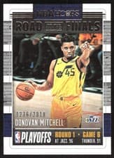 Donovan Mitchell 2018 Panini Hoops Road to the Finals card