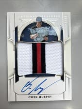 Owen Murphy 2024 Panini National Treasures Prospect Material Signatures card