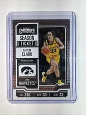Caitlin Clark 2024 Panini Caitlin Clark Collection College Contenders card