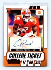 Cornell Powell 2021 Panini Contenders Draft Picks card