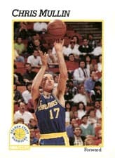 Chris Mullin 1991-92 Hoops Base Set card