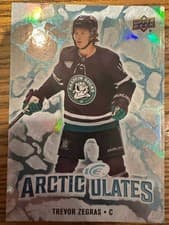 2024-25 Upper Deck Ice Arcticulates Trevor Zegras #AT-1 card