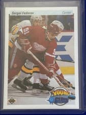 Sergei Fedorov 1990 Upper Deck card