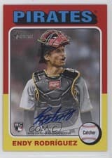 2024 Topps Heritage Real One Autograph Endy Rodríguez #ROA-ER card