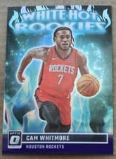 Cam Whitmore 2023 Donruss Optic White Hot Rookies card