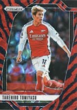 Takehiro Tomiyasu 2024 Panini Prizm Premier League card