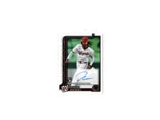 2025 Topps Real One Autographs James Wood #181 card
