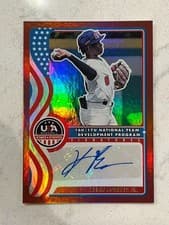 Kevin Roberts Jr. 2025 Panini Stars & Stripes 16U/17U National Team Signatures card