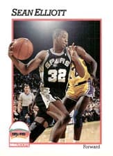 Sean Elliott 1991-92 Hoops Base Set card