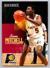 Sam Mitchell 1992-93 SkyBox Base Set card