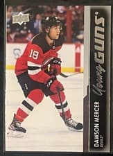 Dawson Mercer 2021 Upper Deck card