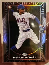 2025 Topps Chrome Shadow Etch Francisco Lindor #SE-8 card
