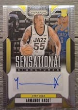 2024-25 Panini Prizm Sensational Signatures Armando Bacot #SS-ABJ card