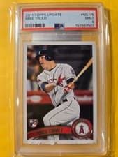 Mike Trout 2011 Topps Update card