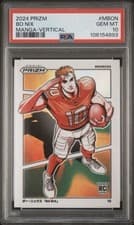 Bo Nix 2024 Panini Prizm Manga card