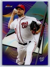Max Scherzer 2020 Topps Finest card
