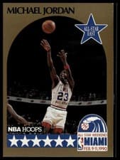 Michael Jordan 1990-91 Hoops Base Set card