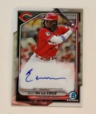 Elly De La Cruz 2024 Bowman Chrome Rookie Autographs card