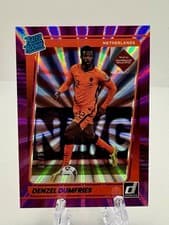 Denzel Dumfries 2021 Panini Donruss Road to Qatar card