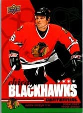 2025-26 Upper Deck Chicago Blackhawks Centennial Box Eddie Olczyk #63 card