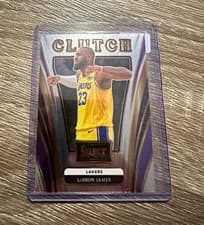 2024-25 Panini Select Clutch LeBron James #5 card
