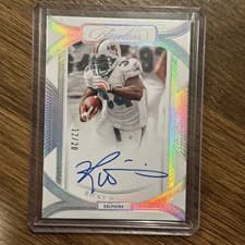 Ricky Williams 2024 Panini Flawless Flawless Frame Signatures card