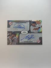 2025 Topps Chrome Dual Autographs Anthony Volpe / Jasson Dominguez #CDA-DOV card