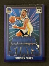 Stephen Curry 2024 Panini Donruss Optic Winner Stays card