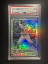 Julio Rodriguez 2022 Topps Chrome Logofractor card