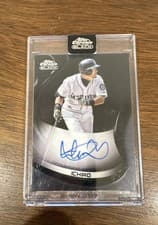 Ichiro 2021 Topps Chrome Black Autographs card