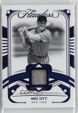 2024 Panini Flawless Legendary Memorabilia Mel Ott #FL-MOT card