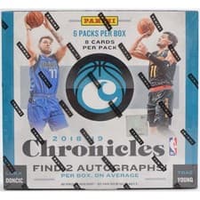 Hobby Box 2018 Panini Chronicles card