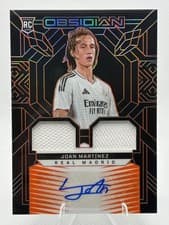 Joan Martinez 2024 Panini Obsidian Autograph card